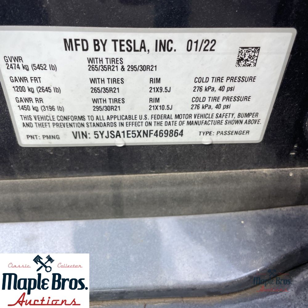 2022 Tesla Model S Base
